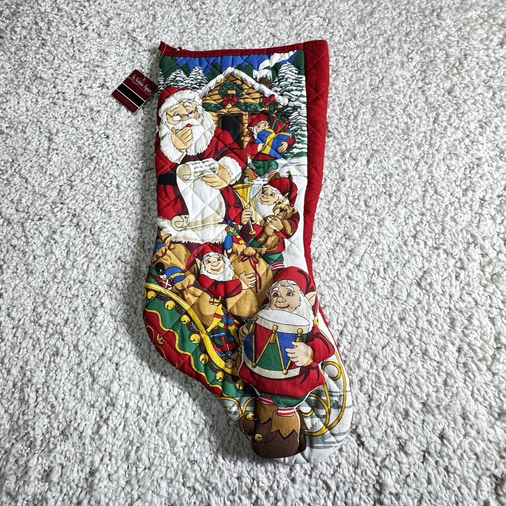St Nicholas Square 3D‎ Santa Claus & Eve Christmas Stockings